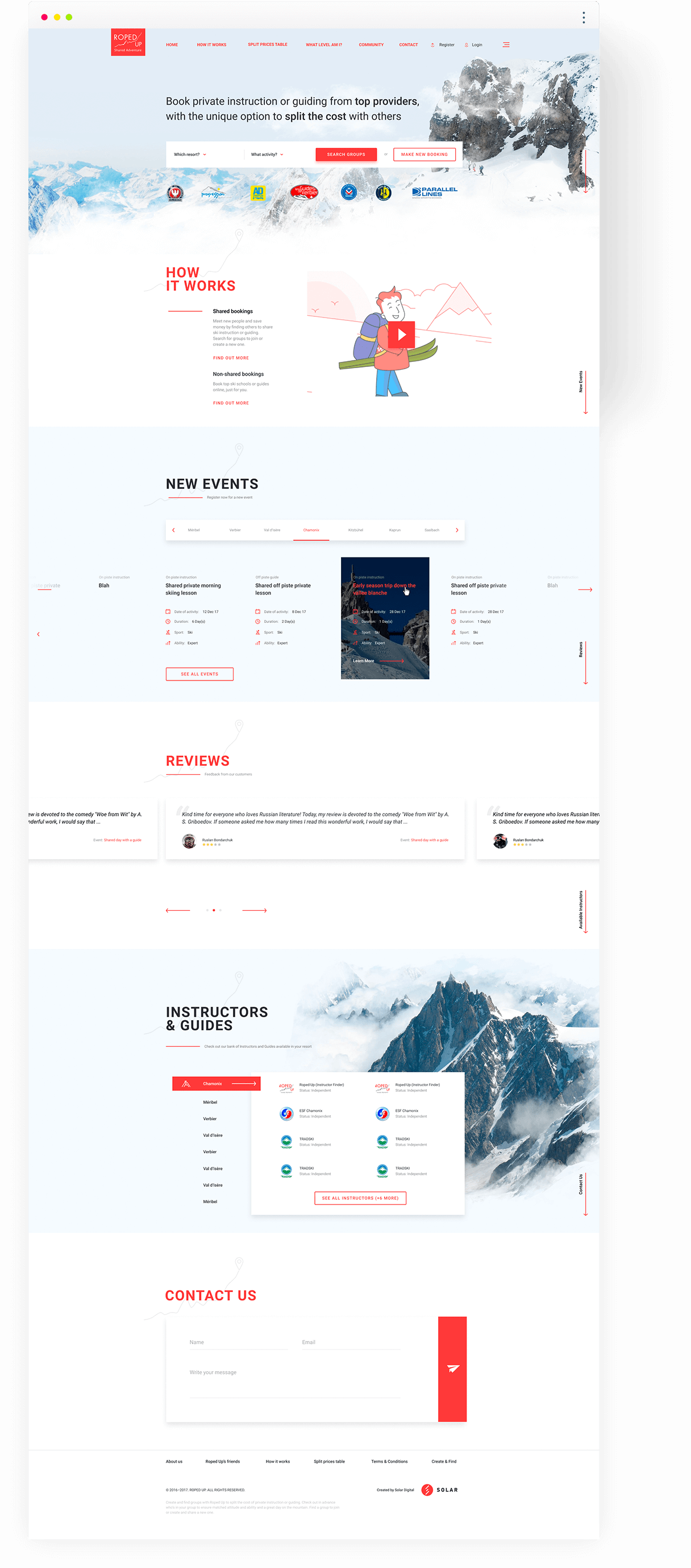 Second version of long last development of a marketplace for skiers.